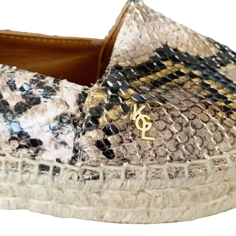 Kurt Geiger Morella Leather Espadrille 6.5 NEW